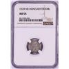 Image 1 : 1529 KB Hungary Denar 'Madonna and Child' Coin NGC AU55