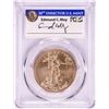 Image 1 : 2017-W $50 Burnished American Gold Eagle Coin PCGS SP70 FDOI Washington D.C. Moy Signature