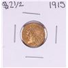 Image 1 : 1915 $2 1/2 Indian Head Quarter Eagle Gold Coin