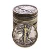 Image 1 : Roll of (20) Mixed Date Walking Liberty Half Dollar Coins