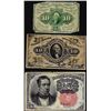 Image 1 : Lot of (3) Ten Cent Fractional Currency Notes