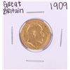 Image 1 : 1909 Great Britain Sovereign Gold Coin