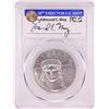 Image 1 : 2017 $100 American Platinum Eagle Coin PCGS MS70 Edmund Moy Signature First Strike