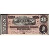 Image 1 : 1864 $10 The Confederate States of America Note