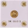 Image 1 : 1851 $1 Type 1 Liberty Head Gold Dollar Coin