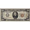 Image 1 : 1934A $20 Hawaii WWII Emergency Issue Federal Reserve Note