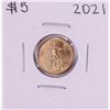 Image 1 : 2021 $5 American Gold Eagle Coin