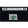Image 1 : 1862 10 Cent First Issue Fractional Note Fr.1241 PMG Choice Uncirculated 63EPQ