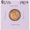 Image 1 : 1904 $2 1/2 Liberty Head Quarter Eagle Gold Coin