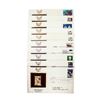 Image 1 : Lot of (10) First Day Of Issue 22KT Gold Replica Stamps in Envelopes
