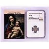 Image 1 : 1543 KB Hungary Denar 'Madonna and Child' Coin NGC AU58 w/ Story Box