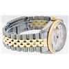 Image 3 : Rolex Mens Two Tone Mother Of Pearl Roman Datejust Oyster Perpetual Wristwatch