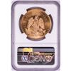 Image 2 : 1944 Mexico 50 Pesos Gold Coin NGC MS66