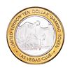 Image 1 : .999 Silver Las Vegas Club $10 Limited Edition Casino Gaming Token