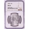 Image 1 : 1894 $1 Morgan Silver Dollar Coin NGC MS62