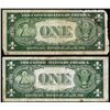 Image 2 : Lot of (2) 1935A $1 North Africa WWII Emergency Issue Silver Certificate Notes