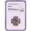 Image 1 : 1938-D Buffalo Nickel Coin NGC MS67+