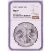 Image 1 : 1997 $1 American Silver Eagle Coin NGC MS69