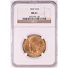 Image 1 : 1932 $10 Indian Head Eagle Gold Coin NGC MS63