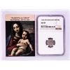 Image 1 : 1546 KB Hungary Denar 'Madonna and Child' Coin NGC AU50 w/ Story Box