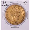 1891-S $20 Liberty Head Double Eagle Gold Coin