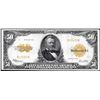 Image 1 : 1922 $50 Gold Certificate Note