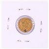 Image 2 : 1862 Type 3 $1 Indian Princess Head Gold Dollar Coin with Hole