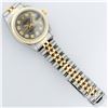 Image 7 : Rolex Ladies Two Tone Slate Grey Diamond Datejust Wristwatch