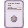 Image 1 : 1551 KB Hungary Denar 'Madonna and Child' Coin NGC AU55