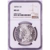 Image 1 : 1878-S $1 Morgan Silver Dollar Coin NGC MS63