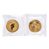 Image 1 : Lot of (2) Sealed 1997 Canadian $5 Maple Leaf Gold Coins