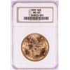 Image 1 : 1899 $20 Liberty Head Double Eagle Gold Coin NGC MS62