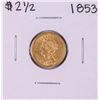 Image 1 : 1853 $2 1/2 Liberty Head Quarter Eagle Gold Coin