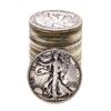 Image 1 : Roll of (20) Mixed Date Walking Liberty Half Dollar Coins