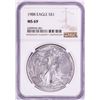 1988 $1 American Silver Eagle Coin NGC MS69