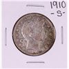 Image 1 : 1910-S Barber Half Dollar Coin