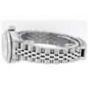 Image 7 : Rolex Ladies Stainless Steel Mother Of Pearl Diamond Datejust Wristwatch