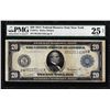 Image 1 : 1914 $20 Federal Reserve Note New York Fr.971a PMG Very Fine 25 Net