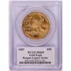 Image 2 : 1987 $50 American Gold Eagle Coin PCGS MS69 Michael Reagan Signature