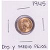 Image 1 : 1945 Mexico Dos Y Medio Pesos Gold Coin