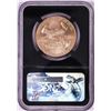 Image 2 : 2017-W $50 Burnished American Gold Eagle Coin NGC MS70 FDOI Moy Signature
