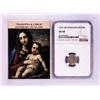 Image 1 : 1541 KB Hungary Denar 'Madonna and Child' Coin NGC AU58 w/ Story Box