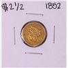 Image 1 : 1853 $2 1/2 Liberty Head Quarter Eagle Gold Coin