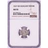 Image 1 : 1537 KB Hungary Denar 'Madonna and Child' Coin NGC AU55