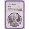 Image 1 : 1996 $1 American Silver Eagle Coin NGC MS69