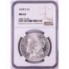 Image 1 : 1878-S $1 Morgan Silver Dollar Coin NGC MS63