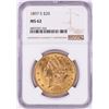 1897-S $20 Liberty Head Double Eagle Gold Coin NGC MS62