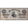 Image 1 : 1864 $50 The Confederate States of America Note