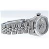 Image 3 : Rolex Ladies Stainless Steel Slate Grey Diamond Datejust Wristwatch
