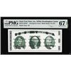 Image 1 : Circa 1970's Washington Center Giori Test Note PMG Superb Gem Uncirculated 67EPQ